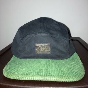 OBEY corduroy and black vintage hat
